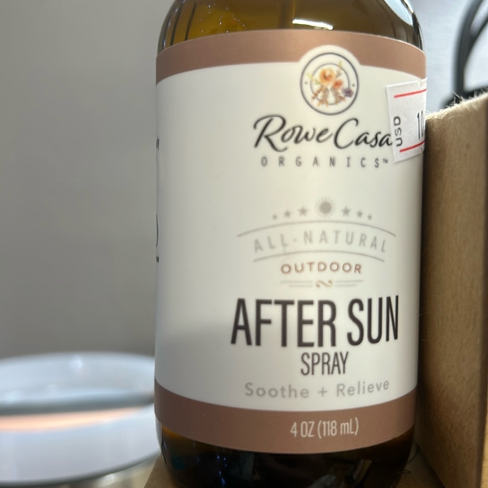 Rowe casa organic after sun spray!